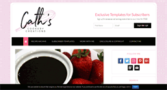 Desktop Screenshot of cathscookerycreations.com